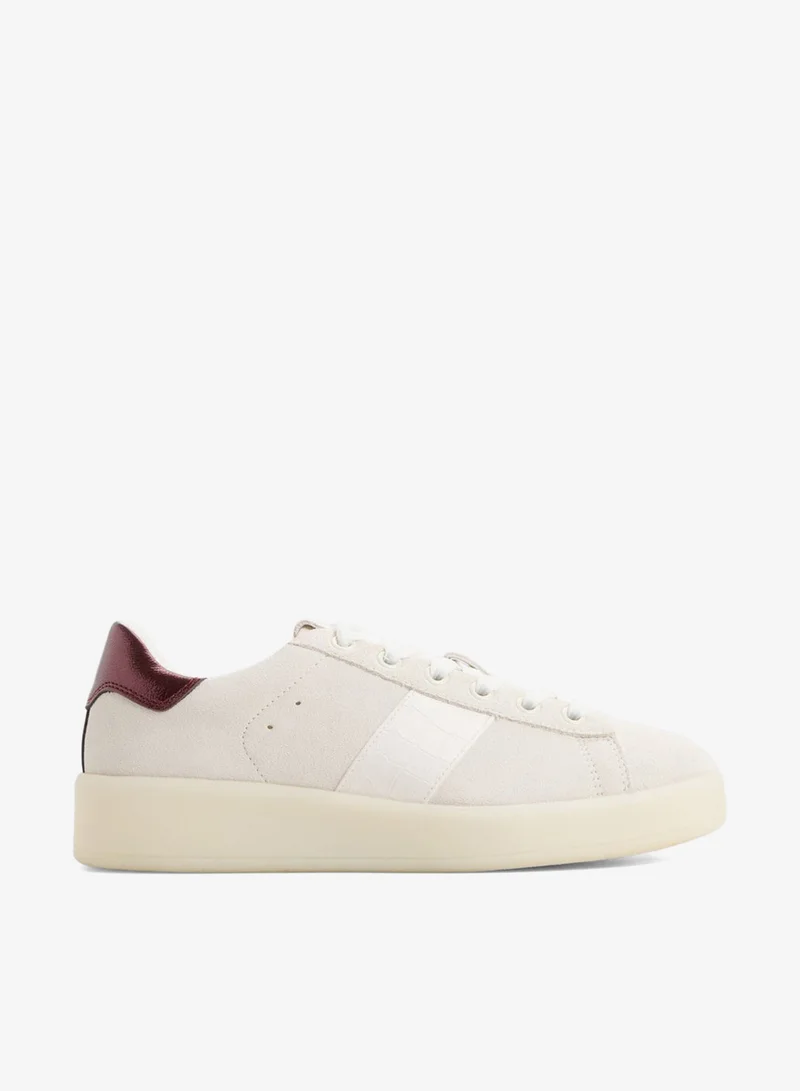 ALDO ADREI Round Toe Lace-Up Sneakers