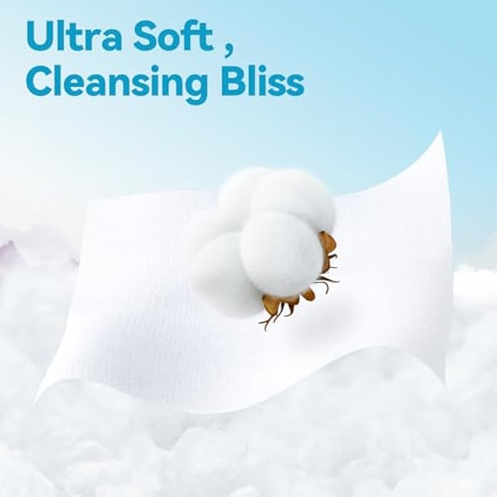 Winner Soft Face Towels, Upgraded Thicker 100% Cotton Dry Wipes, Unscented and Gentle on Sensitive Skin, Disposable Makeup Remover and Facial Towelettes (240 Count, Pack of 3) - Image 5