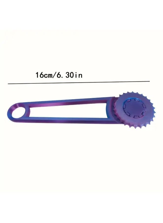 Grey 2 Piece Portable Cardboard Hole Punch For Diy Crafts And Art Projects - Image 3