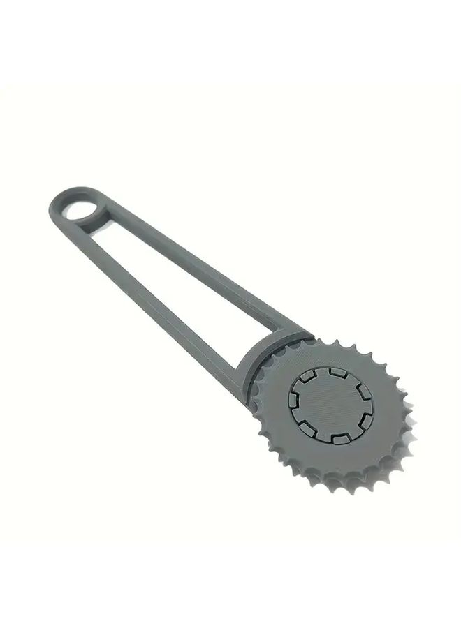 Grey 2 Piece Portable Cardboard Hole Punch For Diy Crafts And Art Projects - Image 4