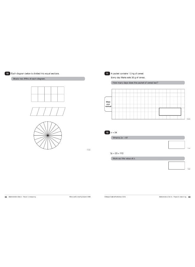 null - KS2 Maths SATs Practice Papers: For the 2024 Tests - Image 1