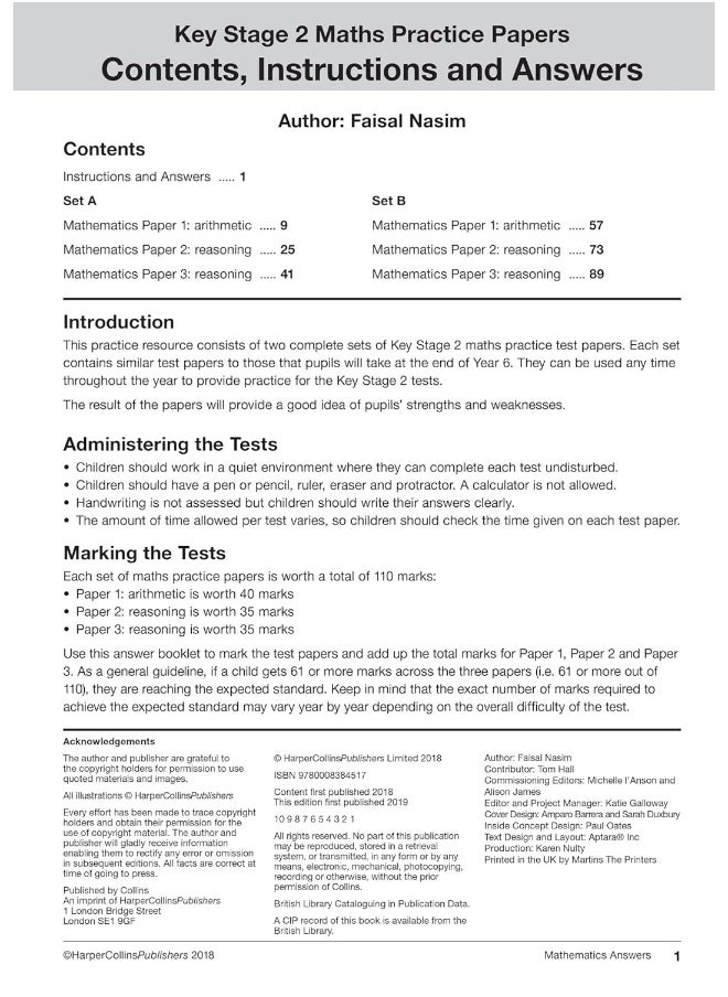 null - KS2 Maths SATs Practice Papers: For the 2024 Tests - Image 1
