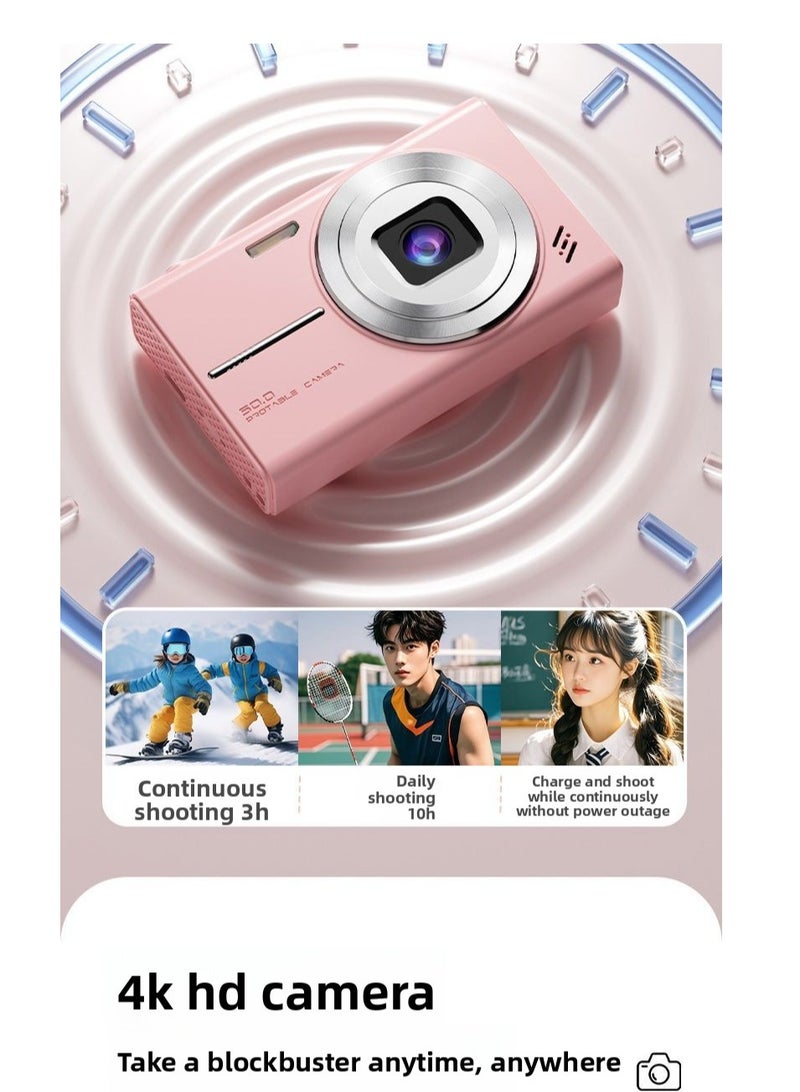 Generic High-definition Self-timer Student Ccd Retro Digital Camera Front And Back Double Camera Portable  - Image 4