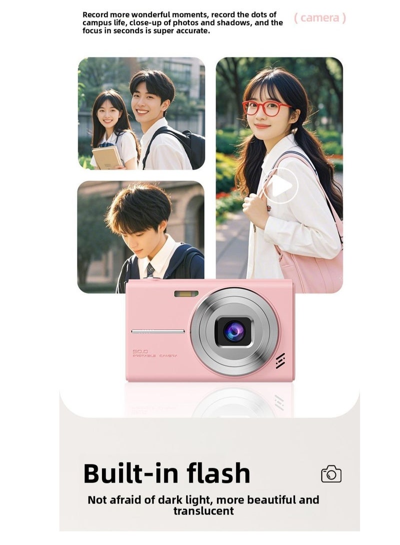 Generic High-definition Self-timer Student Ccd Retro Digital Camera Front And Back Double Camera Portable  - Image 5