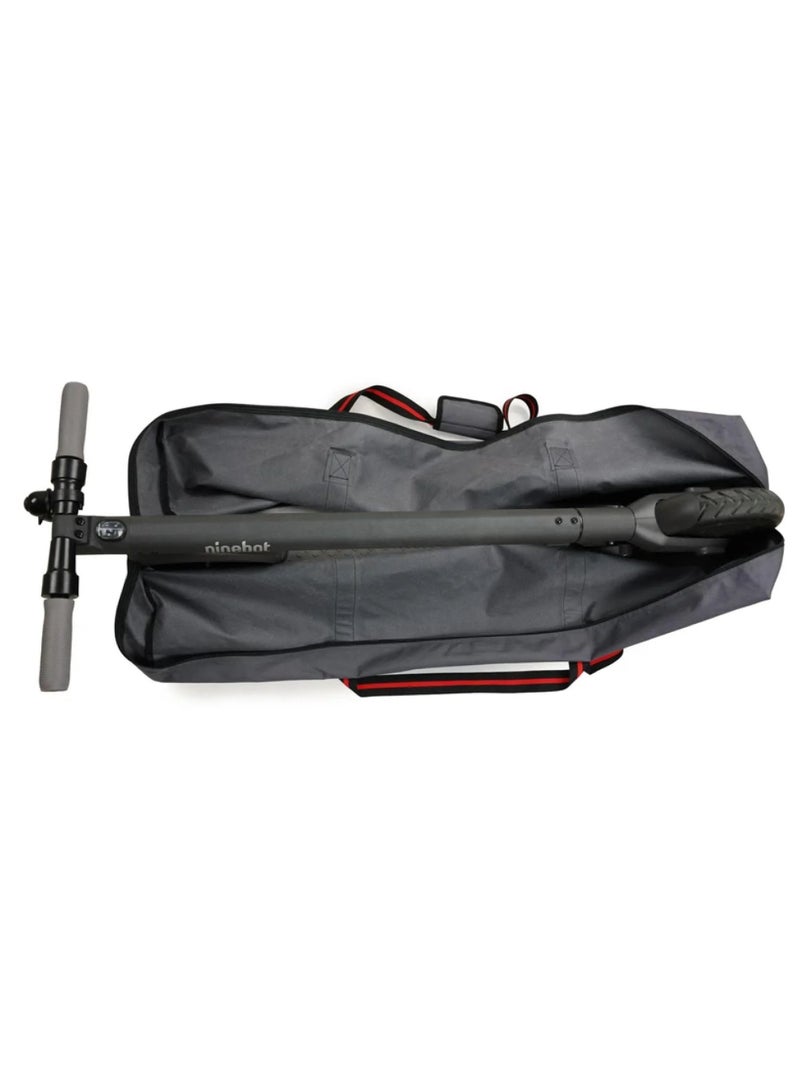 Segway-Ninebot Original Segway Ninebot KickScooter Carrying Bag, Large Capacity Water-Resistant Carrying Bag for Electric Scooters with Adjustable Shoulder and Carry Straps, Durable Nylon Webbing and Sports Zipper - NBS-BAG01 GREY - Image 3