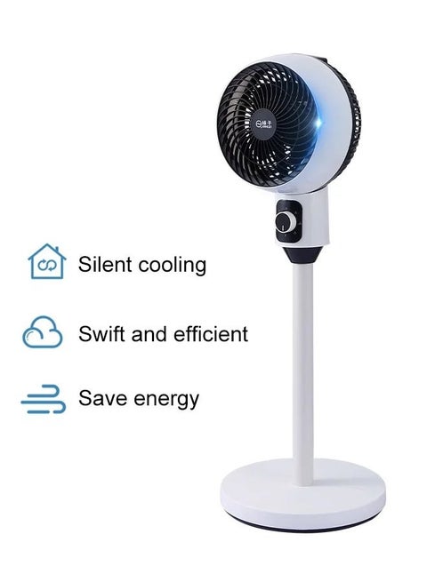 Air circulation fan electric fan household silent floor fan high wind vertical energy-saving electric fan intelligent cooling fan