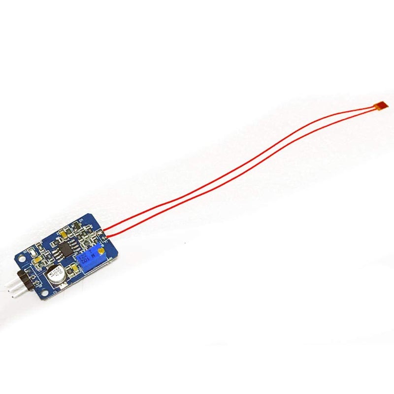 Taidacent Strain Gauge 350 Ohm Bend Flex Sensor Weighing Amplifier Module Pressure Sensor Analog Output Strain Gauge Test Kit (Extension Cable) - Image 3