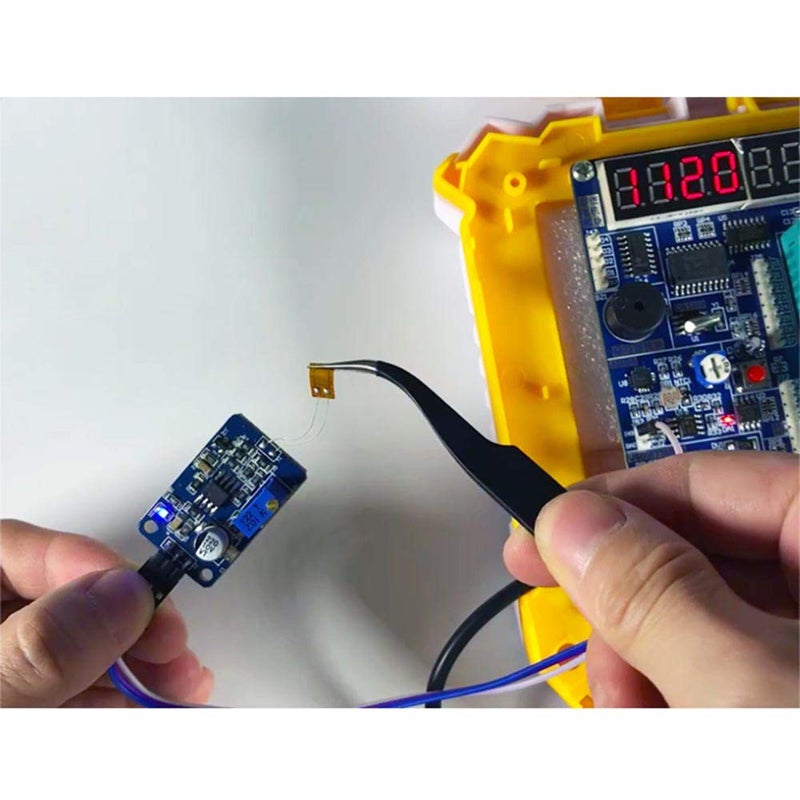 Taidacent Strain Gauge 350 Ohm Bend Flex Sensor Weighing Amplifier Module Pressure Sensor Analog Output Strain Gauge Test Kit (Extension Cable) - Image 5