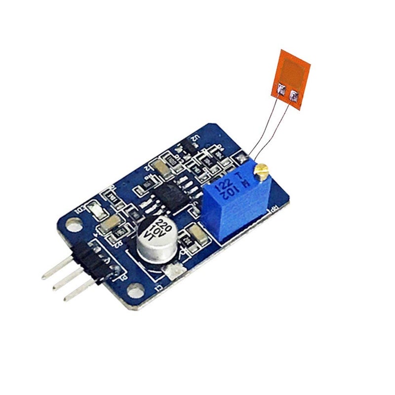 Taidacent Strain Gauge 350 Ohm Bend Flex Sensor Weighing Amplifier Module Pressure Sensor Analog Output Strain Gauge Test Kit (Extension Cable) - Image 1