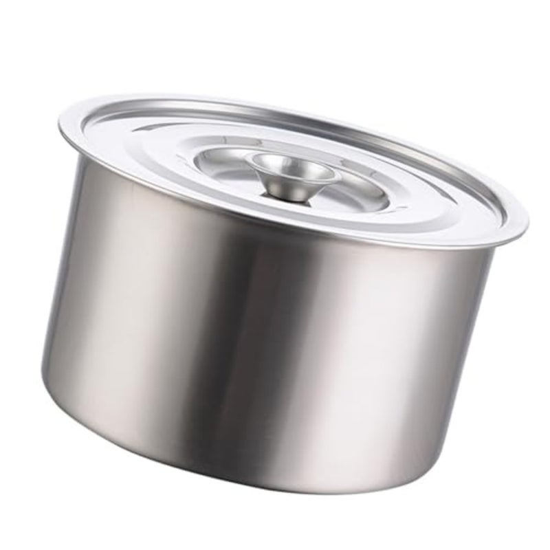 Stainless Steel Stew Pot, Non-Stick Convenient Cookware with Lid for Home Chefs, Soup Making, Braising, and Everyday Cooking - Image 3