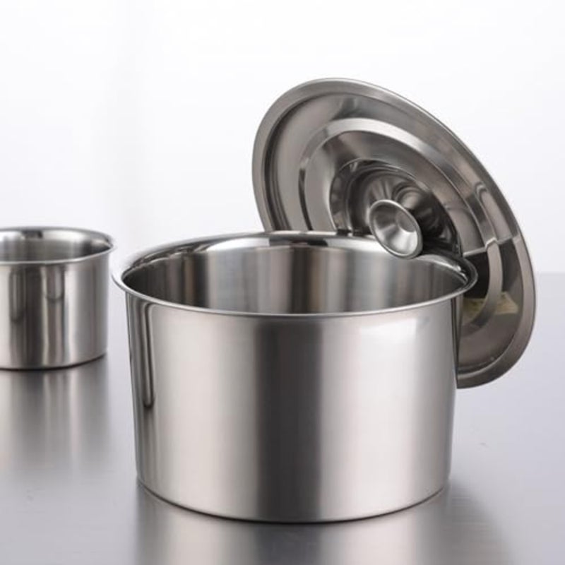 Stainless Steel Stew Pot, Non-Stick Convenient Cookware with Lid for Home Chefs, Soup Making, Braising, and Everyday Cooking - Image 5