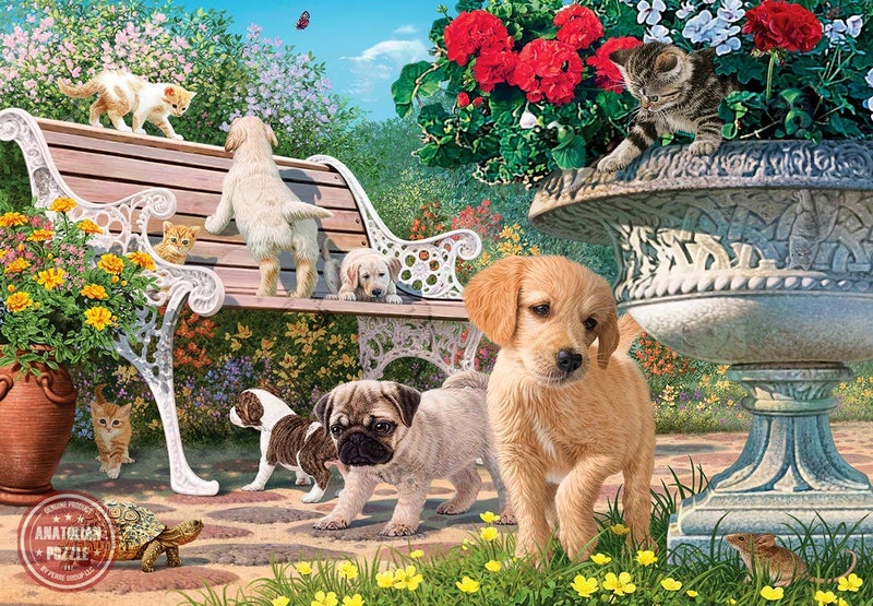 Anatolian Puzzle - Pets Hide and Seek, 260 Pieces Jigsaw Puzzle, #3326, Brown/A, Model: ANA3326 - Image 2
