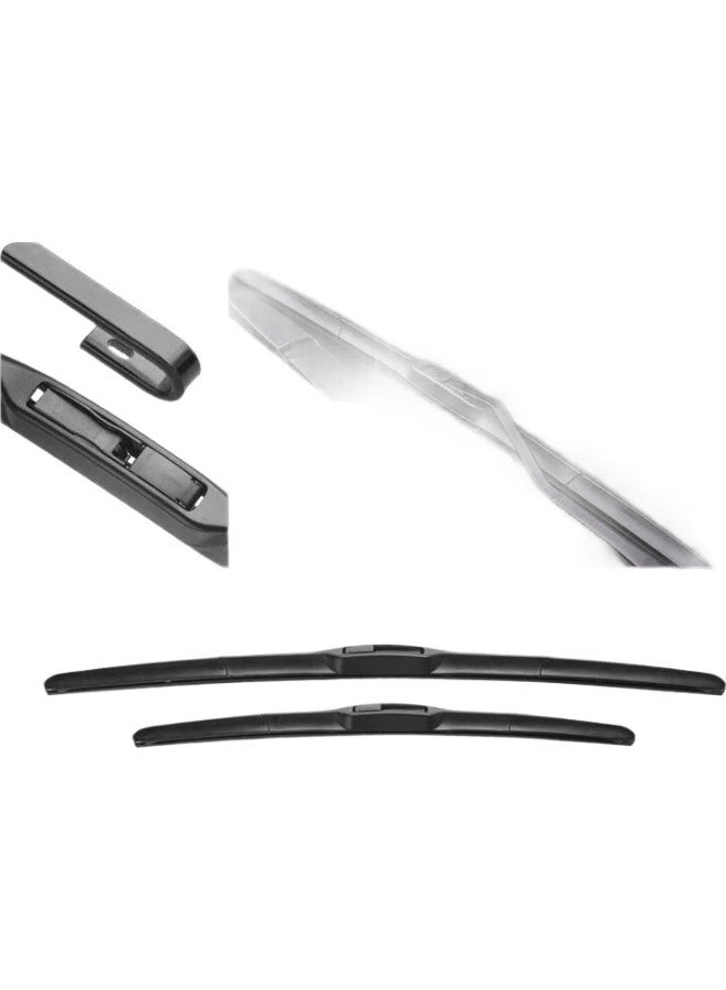 Speed Paisu Windshield Wipers C Patible With 2013-2017 Honda Crider, Original Equipment Manufacturer (oem) Boneless Wiper Blades, Quiet Front Wiper Blades For 2013 2014 2015 2016 2017 Models, 24/14 U-shaped, 1 Pair - Image 2