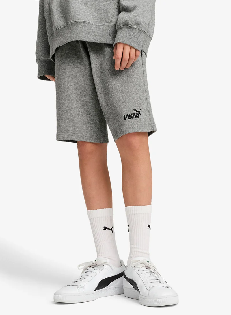 PUMA Youth Essential No. 1 Logo Jersey Shorts