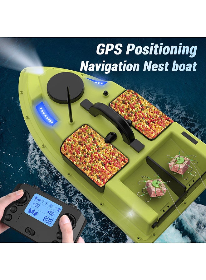 Generic GPS RC Bait Boat 500M Wireless Remote Control Fishing Bait Boat Fishing Feeder Boat Ship with with 4 Bait Containers 2KG Load - Image 5