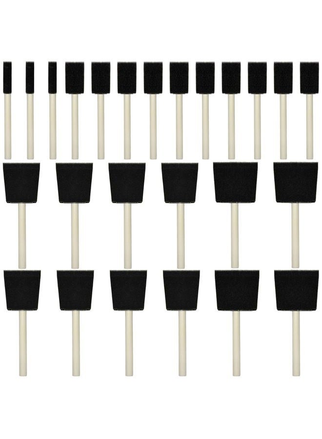 Fewanland Foam Brush 25pcs with High Density Foam for Large Area Crafting(1/2", 1", 2", 3") - Image 1