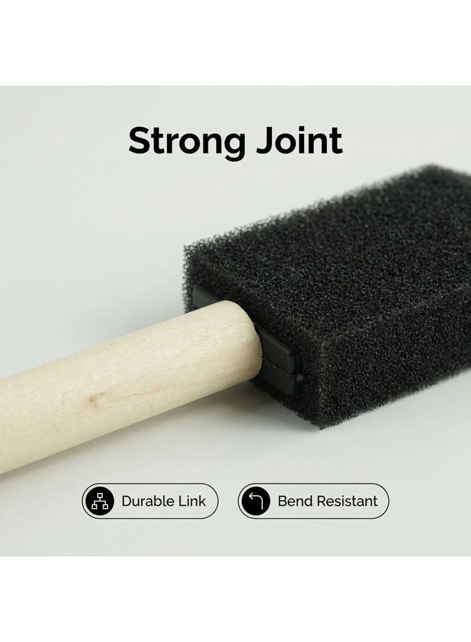 Fewanland Foam Brush 25pcs with High Density Foam for Large Area Crafting(1/2", 1", 2", 3") - Image 4