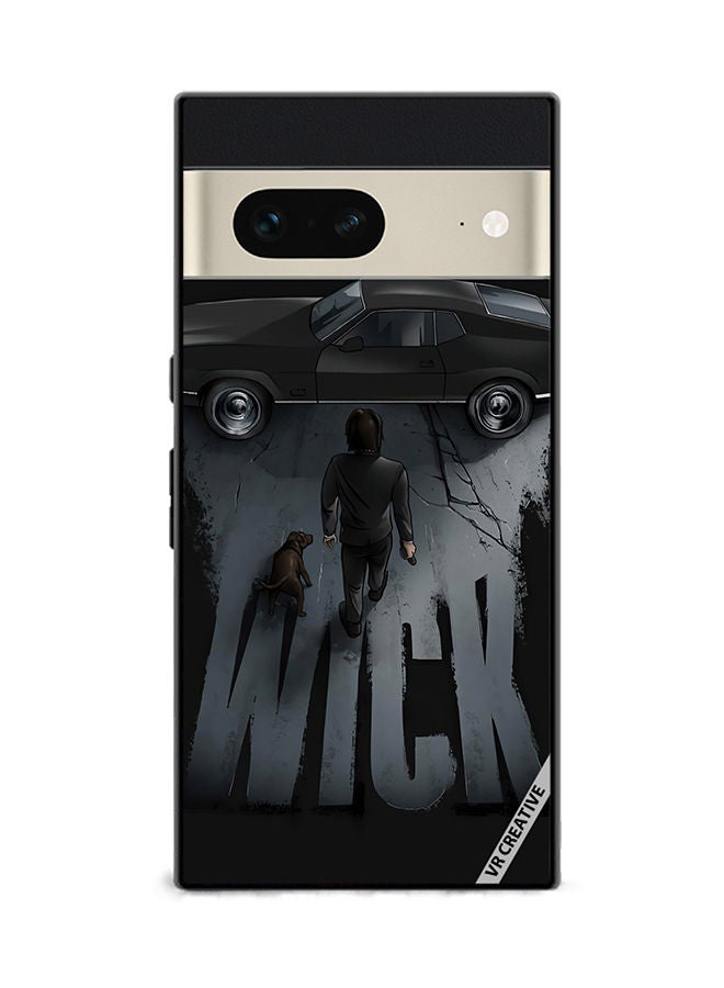 VR CREATIVE Protective Case Cover For Google Pixel 7 John Wick Design Multicolour - Image 1
