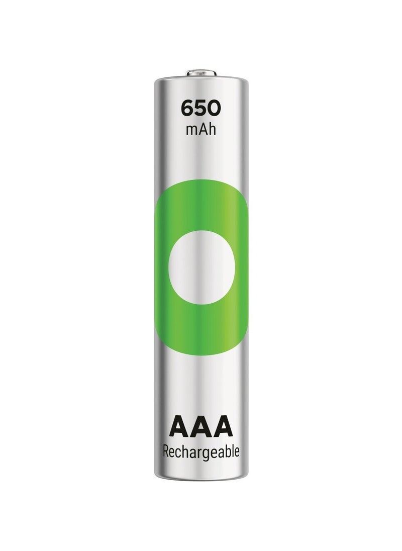 جي بي GP RECYKO AAAx2 Ni-MH 650mAh 1.2V Rechargeable Batteries - Blister 2  - Image 2