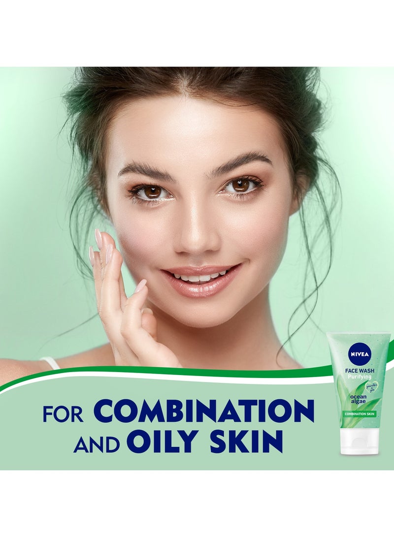 Nivea غسول وجه منظف مطهر للبشرة المختلطة عبوة من 3 - Image 5