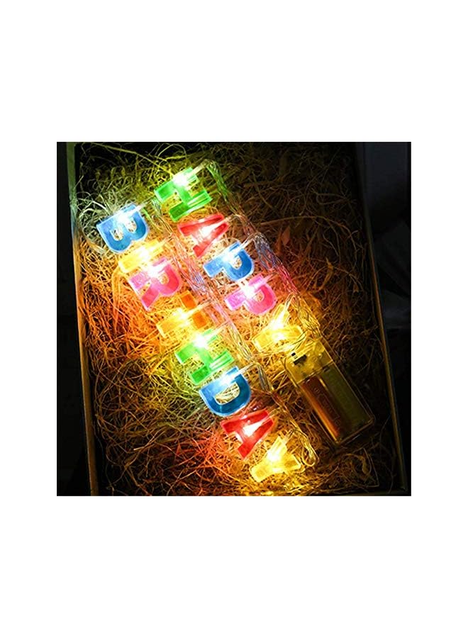 The Bros Happy Birthday' 'Merry Christmas' LED Letter Battery Operated String Lights for Indoor Christmas Birthday Decorations - Image 5