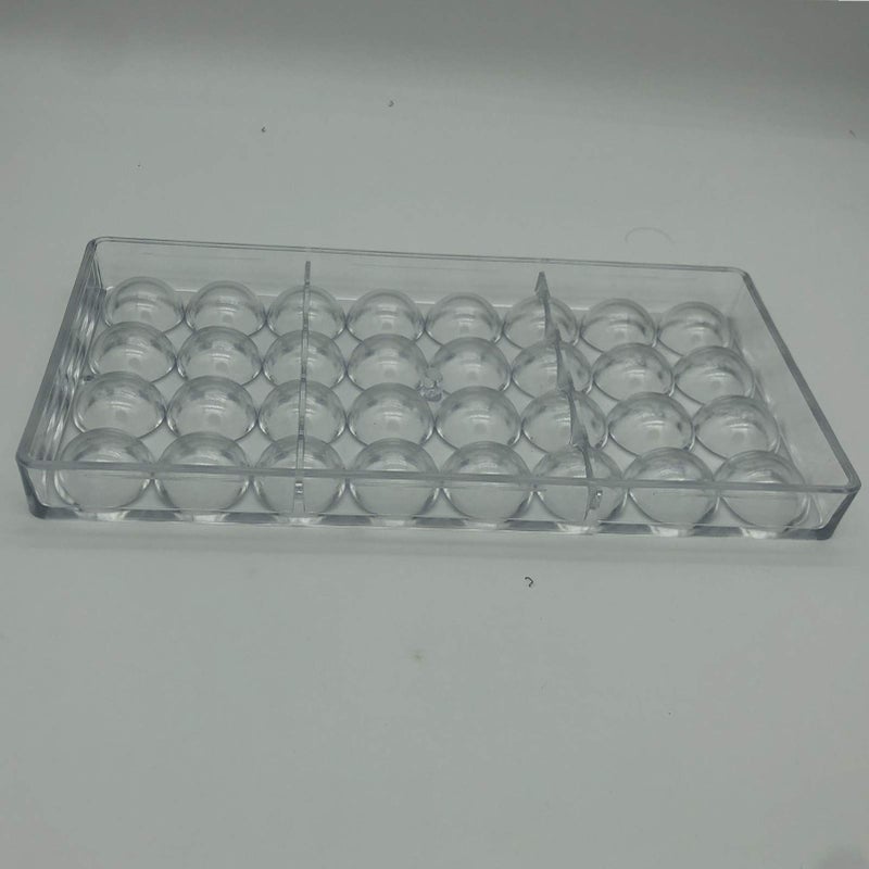 Goldbaking 2.7cm Chocolate Sphere Mold Polycarbonate Small Ball Candy Mould (xs1.06inch) - Image 3