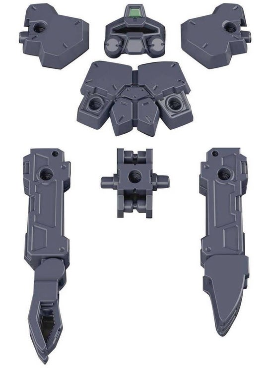 Bandai Hobby  30 Minute Missions  18 Rabiot Option Armor for Base Attack Dark Gray 30 MM Model Kit