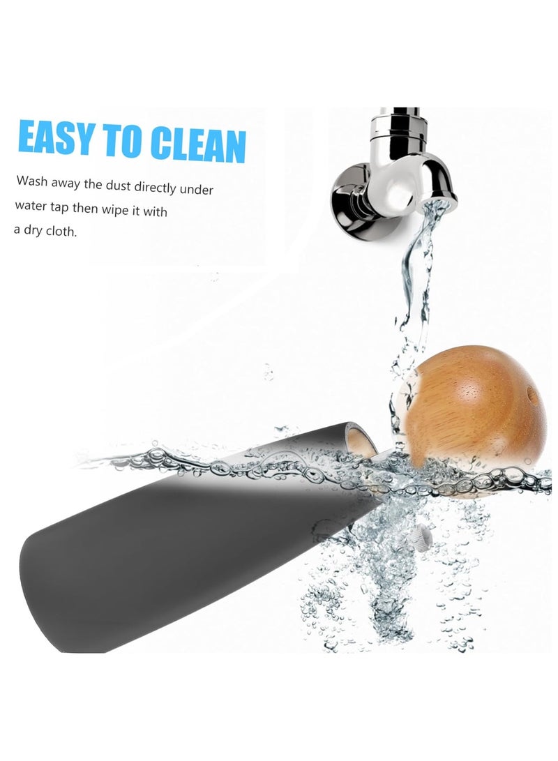 CMGTYYD Natural Acacia Wood Mill for Salt and Pepper - Elegant 2-in-1 Grinder with Adjustable Coarse Setting, Gourmet Kitchen Tool - Image 5