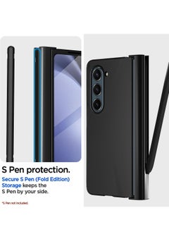 Y&D Galaxy Z Fold 5 Case Original Built-in Screen Protector with S Pen Holder 360 Full Body Protective Cover for Samsung 5G 2023 Black  - Image 2