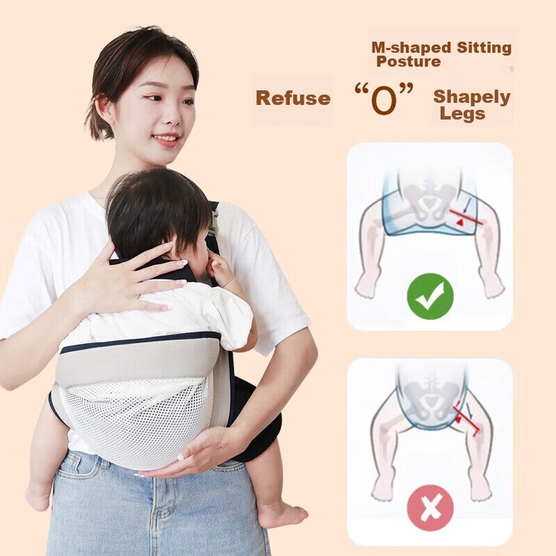 Guangduola Baby Carrier, Front-Facing Design for Newborns, Hands-Free Travel Solution, Suitable for Ages 0-1, Breathable Versio - Image 3