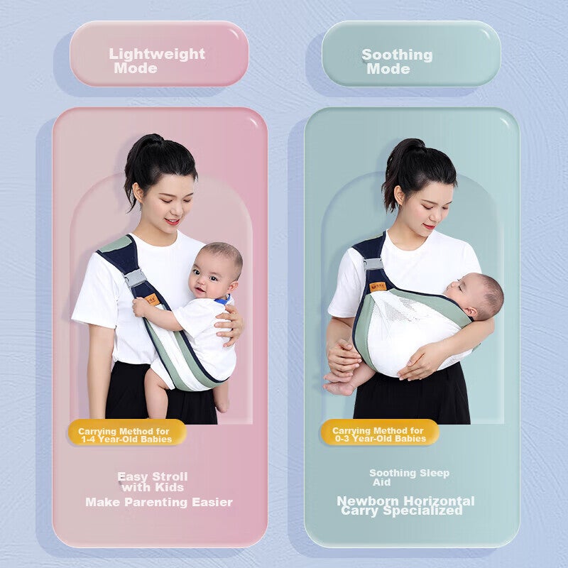 Guangduola Baby Carrier, Front-Facing Design for Newborns, Hands-Free Travel Solution, Suitable for Ages 0-1, Breathable Versio - Image 2