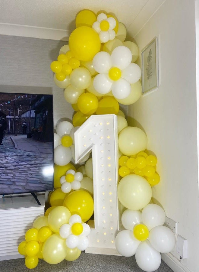 ADOINBY طقم بالونات صفراء - Image 5