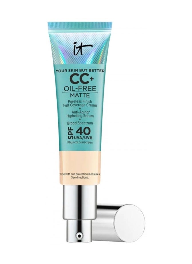 IT COSMETICS - Your Skin But Better CC Cream Matte Oily & Shine SPF 40+ / Luminous 32ml - Image 1