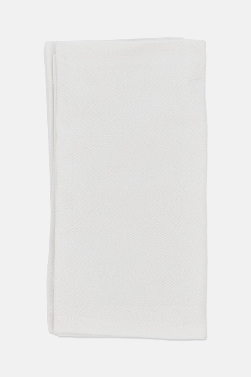 bebe 4 Pieces Solid Cotton Table Napkins, White - Image 2