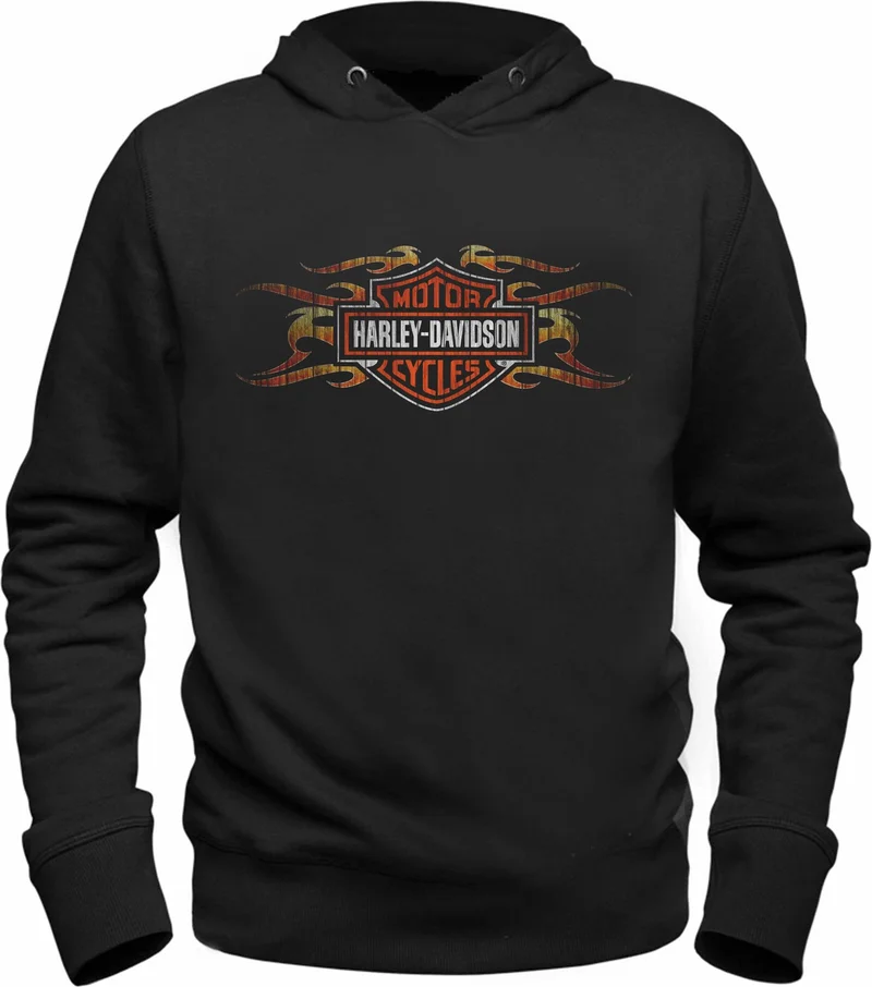 Alfa Tshirt Motorcycle Rider Illustrated Printed Black Sweatshirt
