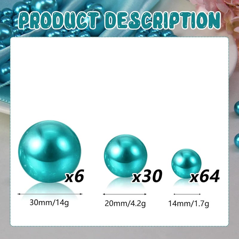 ZEBMOON 100 Pcs Floating Pearls 14/20/30MM zanglan - Image 2
