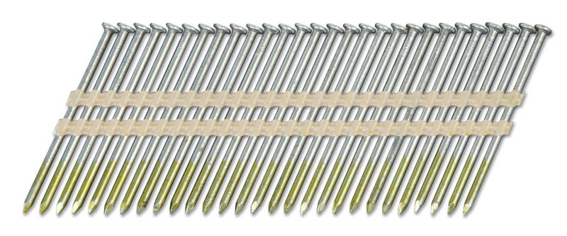 Metabo HPT Framing Nails 3 in x 131 21 Degree Full Round Head Smooth Shank Bright Basic Plastic Strip 4000 Count 10110HPT
