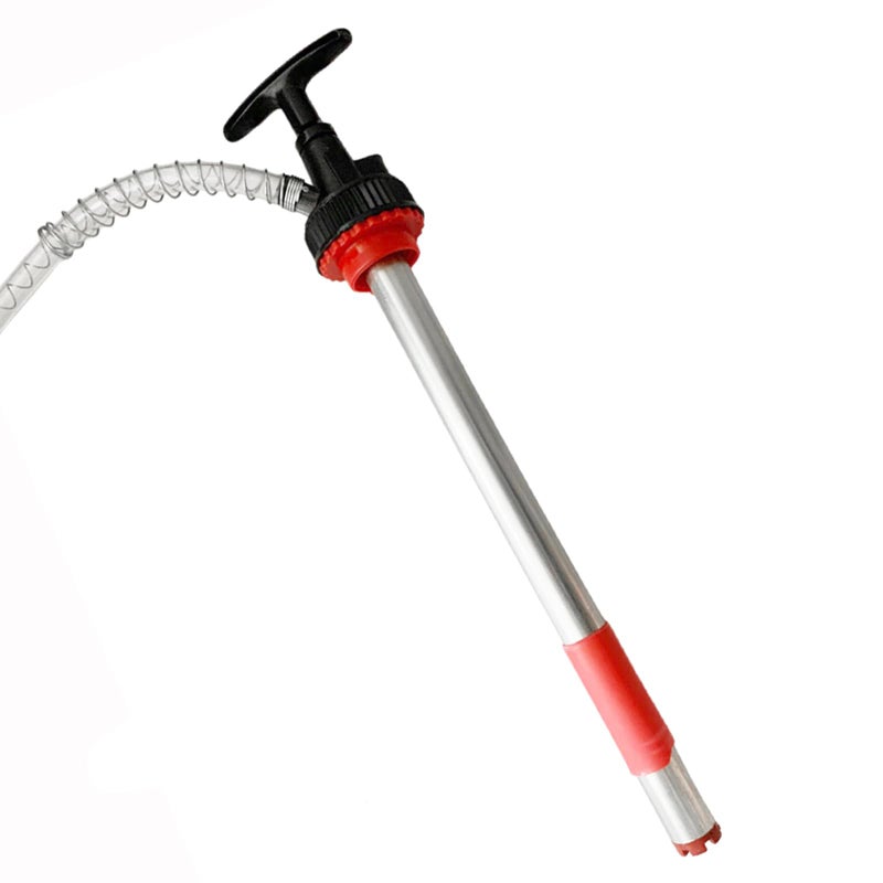 KZU Manual Liquid Pump, Fluid Transfer Pump, Portable Oil Hand Pump for Fuel Removal, Push Suction Pump Extractor for 5 Gallon(20L) Bucket with 50 in Hose and Nozzle - Image 5