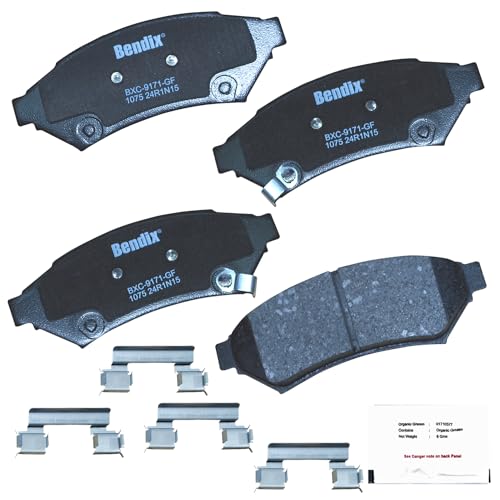 Bendix Priority1 CFC1075 Ceramic Front Brake Pads for Select Models Buick Allure, LaCrosse, Terraza, Chevrolet Uplander, Mobility Ventures MV-1, Pontiac Grand Prix, Montana, Saturn Relay, VPG MV-1 - Image 2