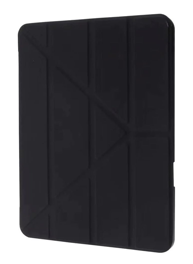 Case for for iPad 11th (A16) / 10th Gen Cover Case (2025/2022) with Pencil Holder, 5-in-1 Multiple Viewing Angles,Silky Soft Silicone Cover & Soft Clear Back Cover, Auto Wake/Sleep, (Black) - Image 2