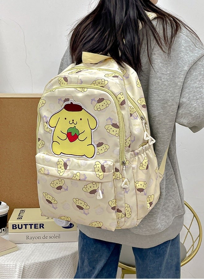PompomPurin Backpack for School Kids Backpack Laptop Backpack School Bag Cute Anime Backpack for Girls Boys - Image 3