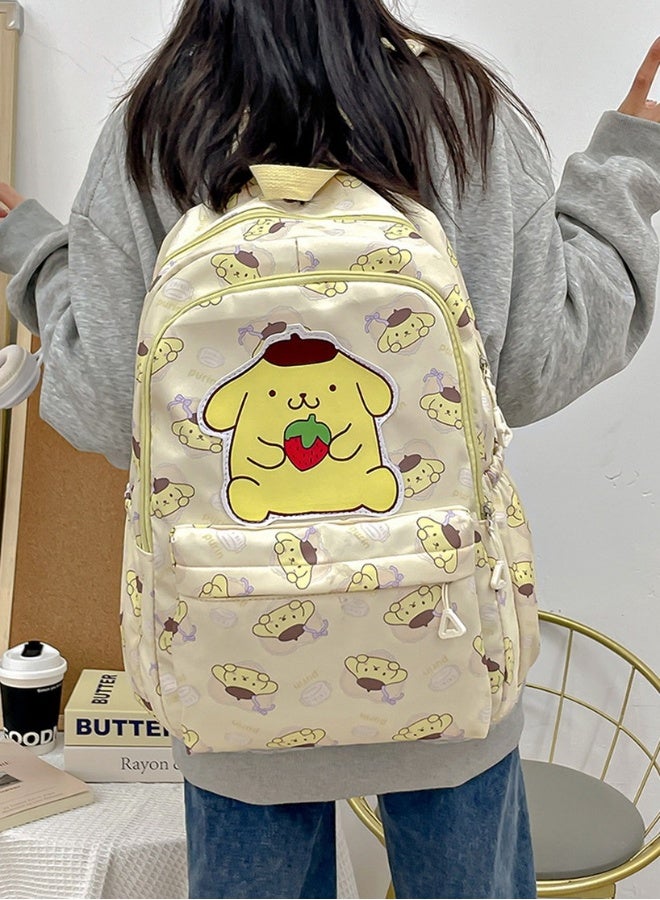 PompomPurin Backpack for School Kids Backpack Laptop Backpack School Bag Cute Anime Backpack for Girls Boys - Image 4
