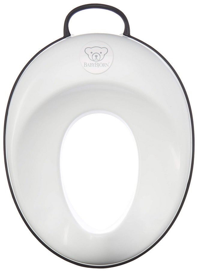 BABYBJORN - Babybjorn Toilet Trainer White/Black 11.5X14X3.5 Inch (Pack Of 1) - Image 1