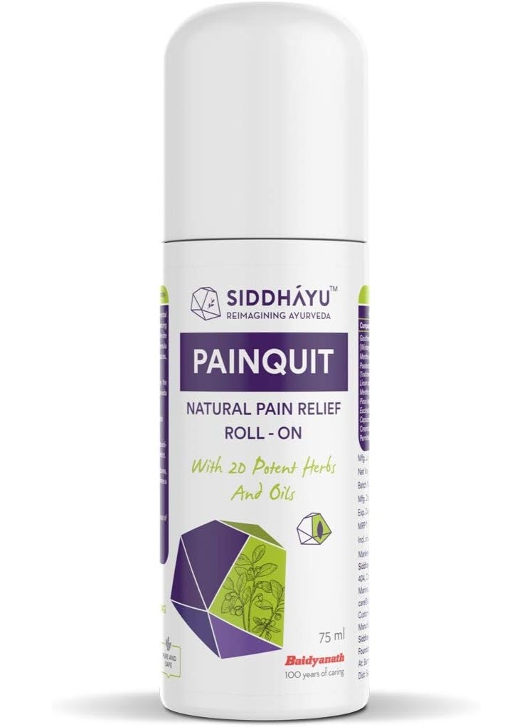 SIDDHAYU PAIN QUIT ROLL ON 75ML - Image 3