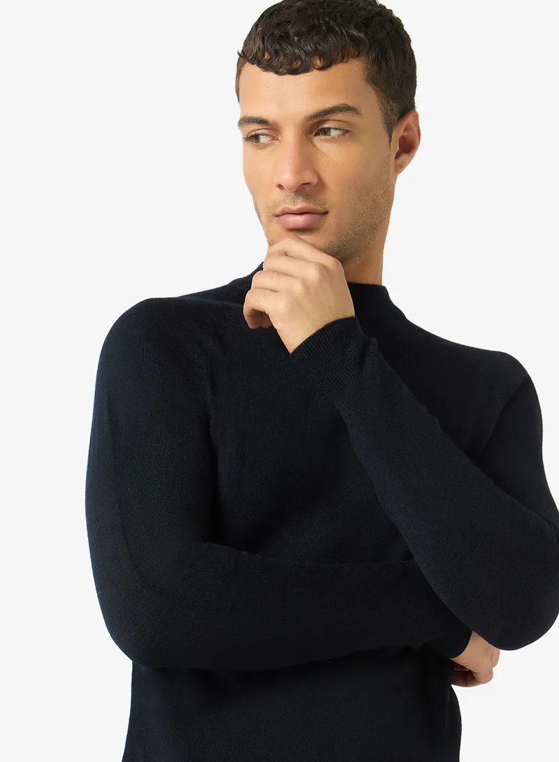 Robert Wood  Casual Turtle Neck Pullover Sweater for Men | Best Price UAE