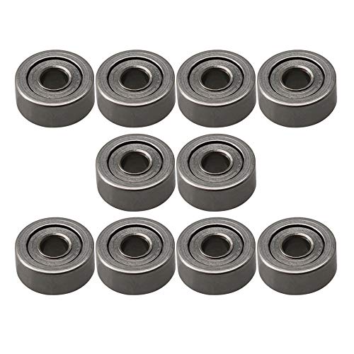 CNBTR 10PCS 2x6x2.5mm Bearing Steel Mini Groove Ball Bearings Sliding Wheels MR62ZZ Bearing Steel Miniature Ball Bearing for Power Tools, DIY Industry - Image 1