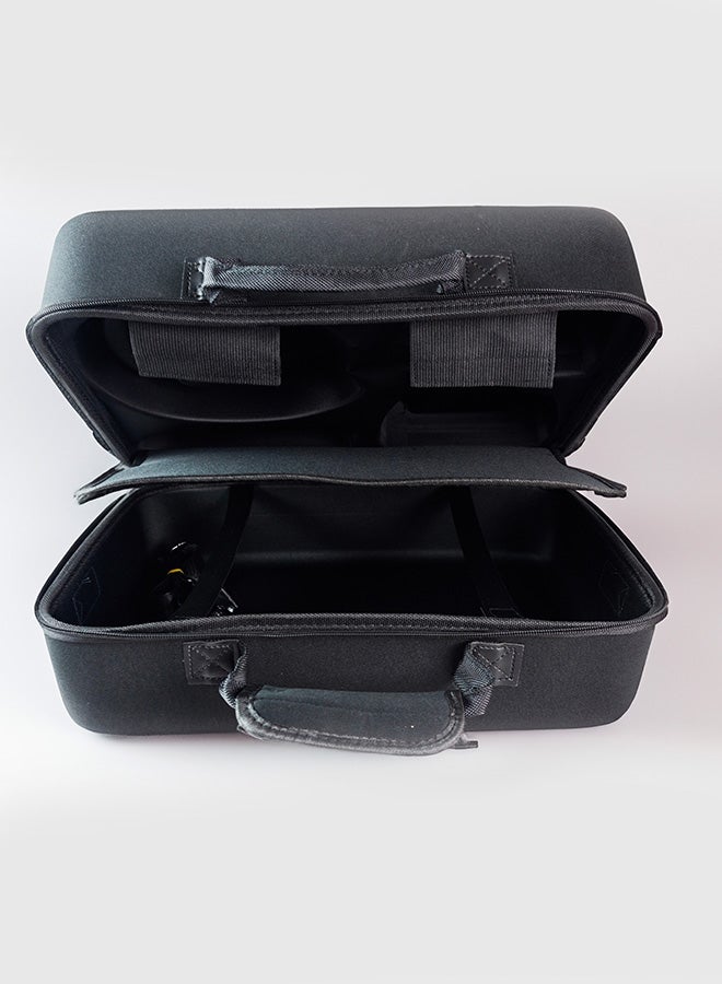 Log Electronics Carrying Case Travel Storage Bag Compatible with PlayStation 5 Slim - Black - Image 3