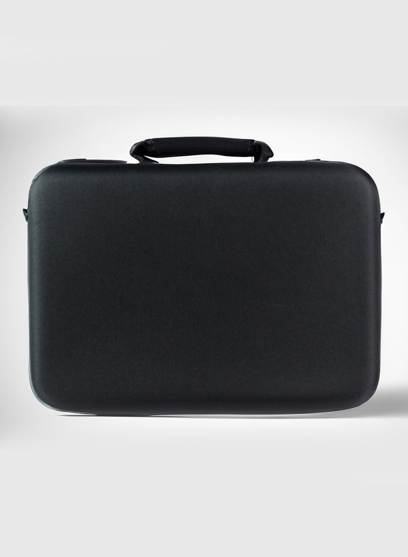 Log Electronics Carrying Case Travel Storage Bag Compatible with PlayStation 5 Slim - Black - Image 4