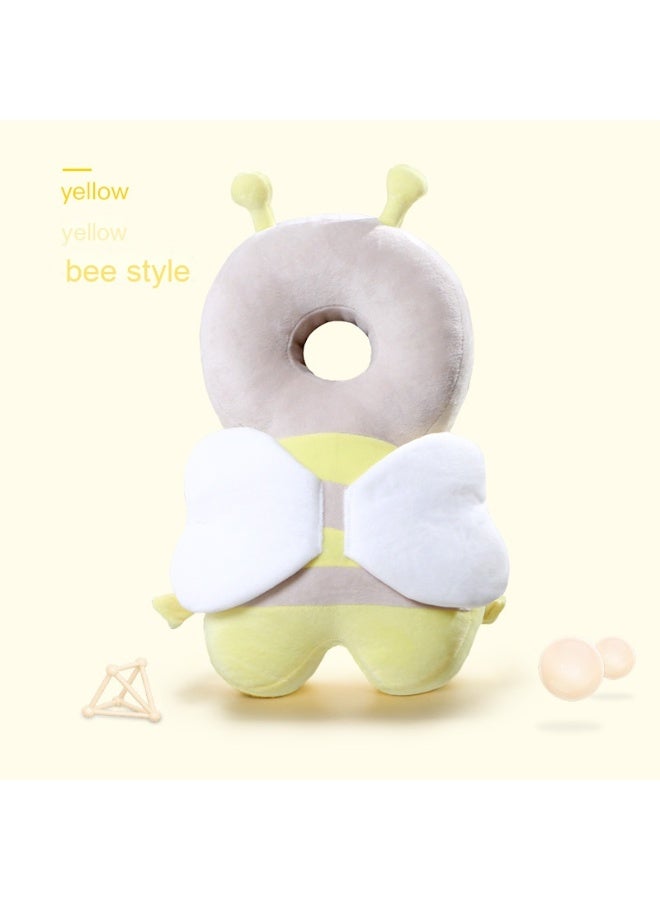 Unique Shaped Toddler Baby Head Protection Cotton Pad With Safety Straps