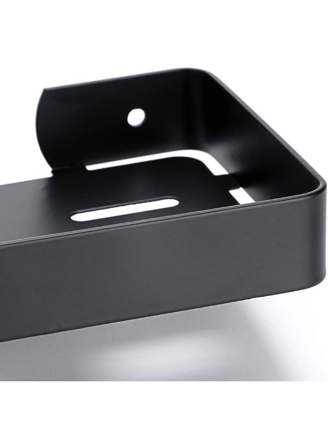 Sumnacon Soap Dish Holder Stainless Steel Wall Mounted Heavy Duty Soap TrayShower Soap SaverSponge Holder for Bathroom Shower Kitchen Counter Top Black - Image 5